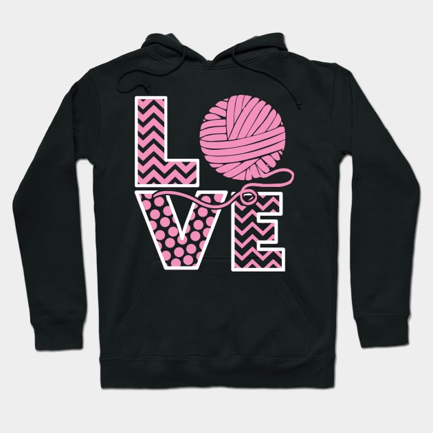 Love Knitting Hoodie by fromherotozero
